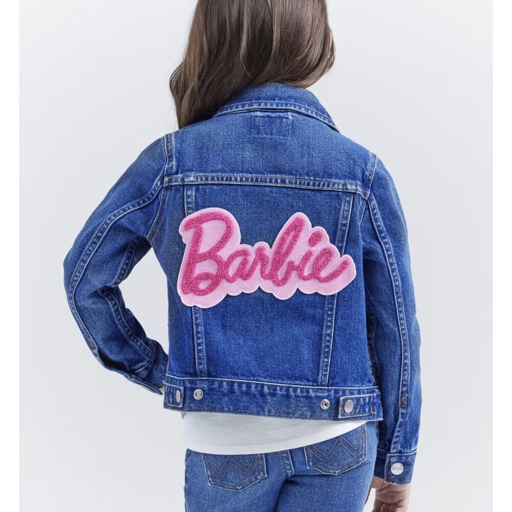 WRANGLER X BARBIE Denim Girls Jacket Medium